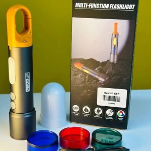GearUP K57 Multifunctional Rechargeable Torch, Flashlight Zoomable LED Flashlight